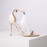 Aukštakulnės vestuvinės basutės - 10cm pakulne, Elegance