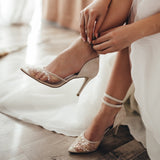 Aukštakulniai vestuviniai bateliai - 8cm pakulne, FLO8