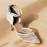 Aukštakulniai vestuviniai bateliai - 8cm pakulne, FLO8