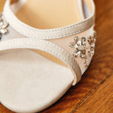 Aukštakulnės vestuvinės basutės - 9cm pakulne, Ellie9