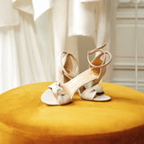 Aukštakulnės vestuvinės basutės - 9cm pakulne, Rosa9