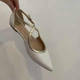 Lygiapadžiai vestuviniai bateliai smailia nosele, Dreamy Flats