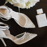 Aukštakulniai vestuviniai bateliai - 8cm pakulne, FLO8