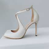 Aukštakulnės vestuvinės basutės - 10cm pakulne, Sign