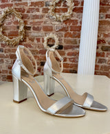 Aukštakulnės vestuvinės basutės - 9cm pakulne, Elegance B9