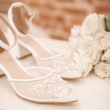 Aukštakulniai vestuviniai bateliai - 6cm pakulne, Alina