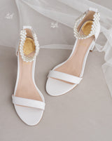 Aukštakulnės vestuvinės basutės - 9cm pakulne, Elegance B9