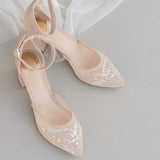 Aukštakulniai vestuviniai bateliai - 6cm pakulne, Alina