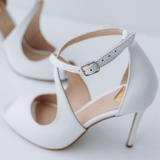 Aukštakulnės vestuvinės basutės - 10cm pakulne, Sign