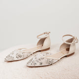 Lygiapadžiai vestuviniai bateliai - FLO drops