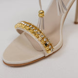 Aukštakulnės vestuvinės basutės - 10cm pakulne, Alice10