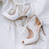 Aukštakulnės vestuvinės basutės - 10cm pakulne, Sign