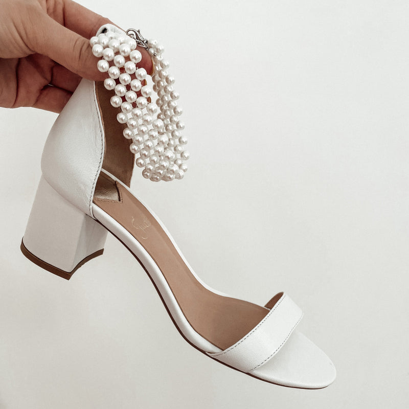 Aukštakulnės vestuvinės basutės - 5cm pakulne, Elegance B5