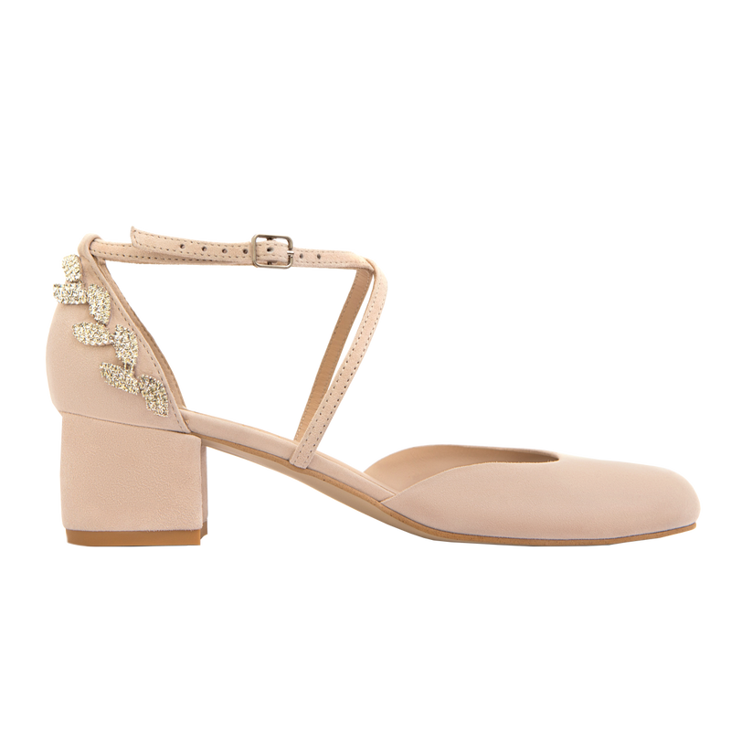 AUKŠTAKULNIAI VESTUVINIAI BATELIAI - 4.5CM PAKULNE, Sasha4